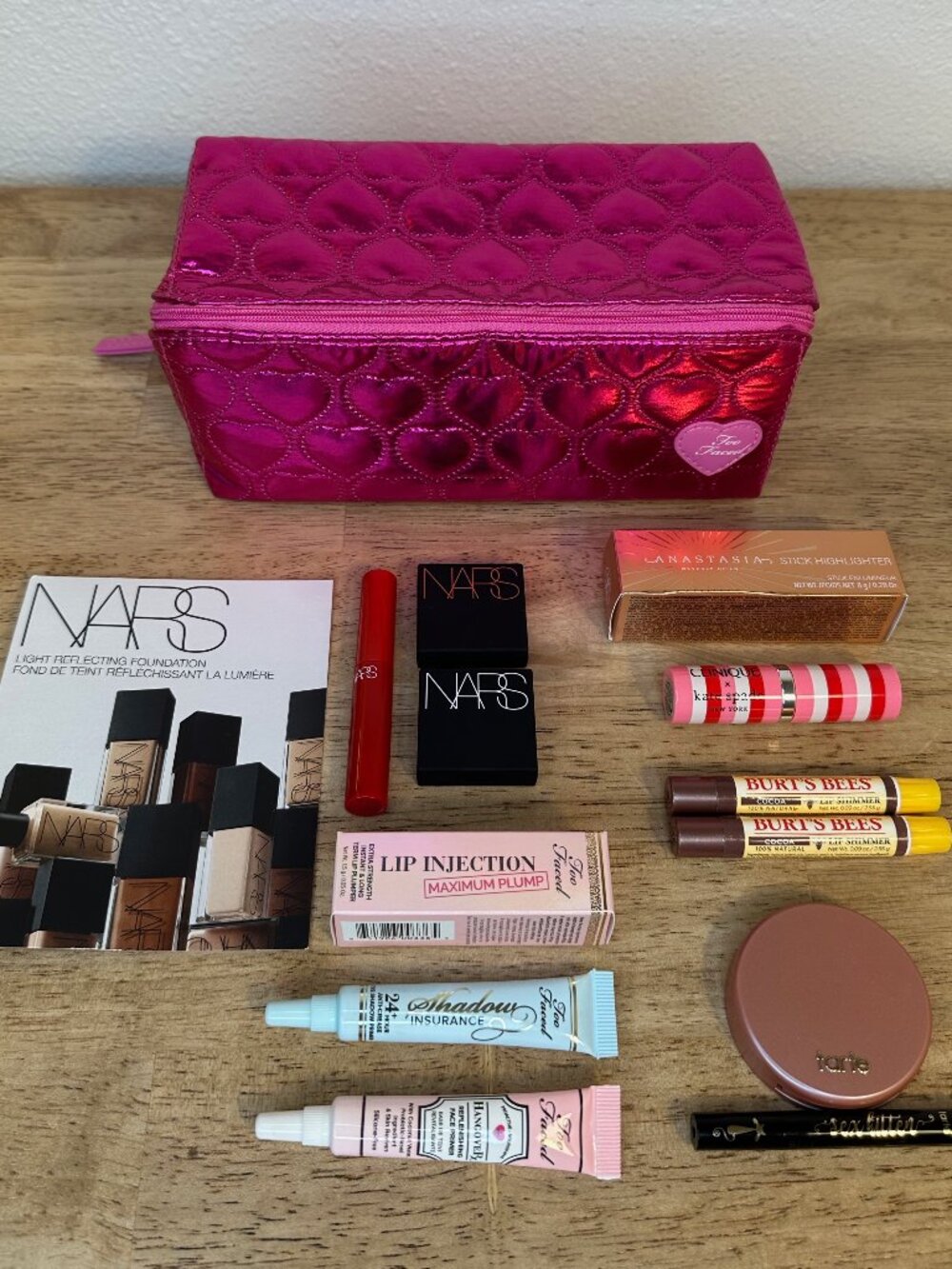 NEW-13pc Luxury Brands Makeup Beauty Set-Nars, TooFaced, Tarte